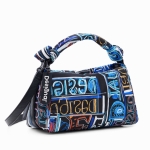 Borsa Blu Multicolore Desigual