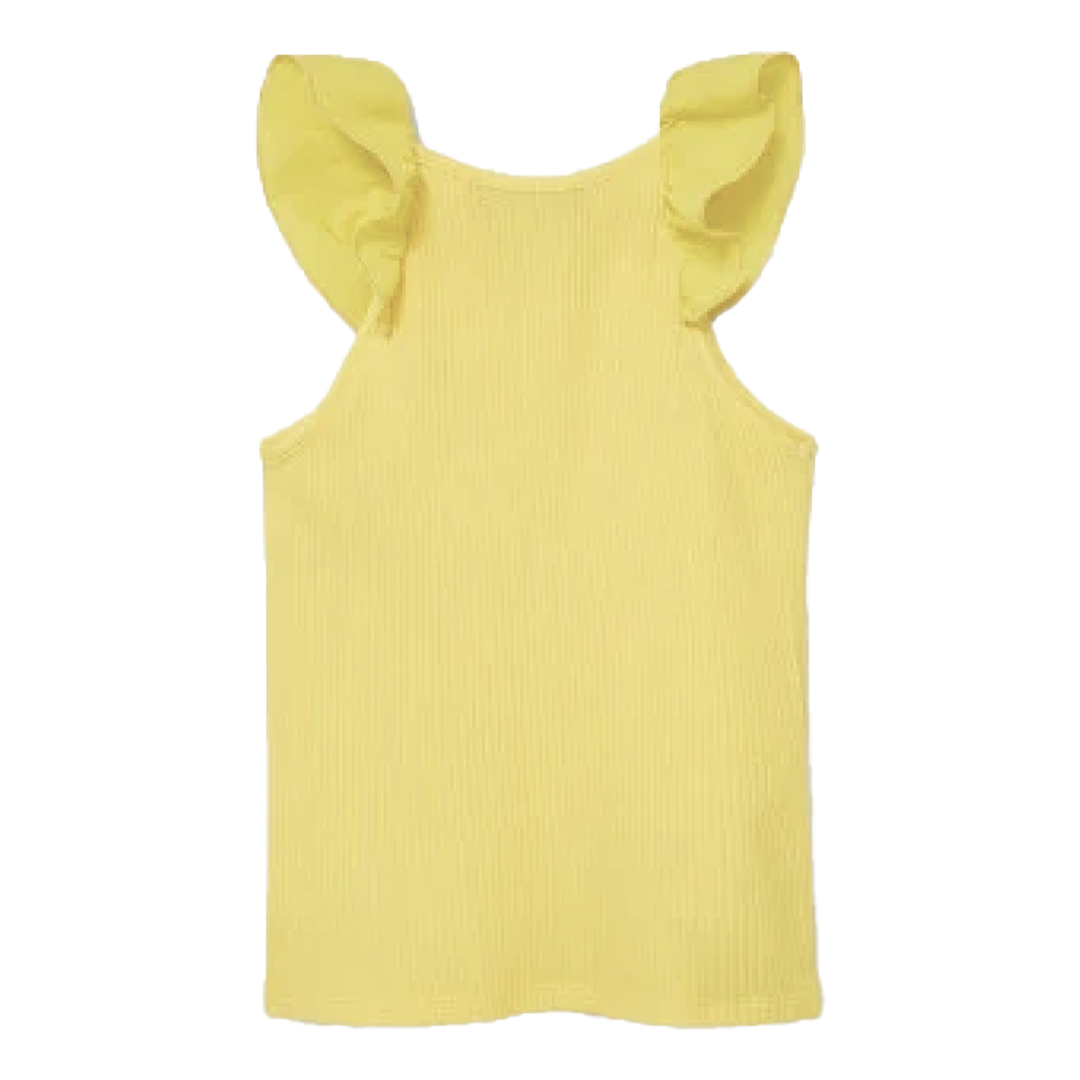 CANOTTA GIALLA FARFALLE retro