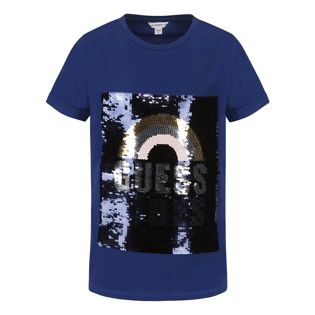 MAGLIA BLU PAILETTES fronte 2