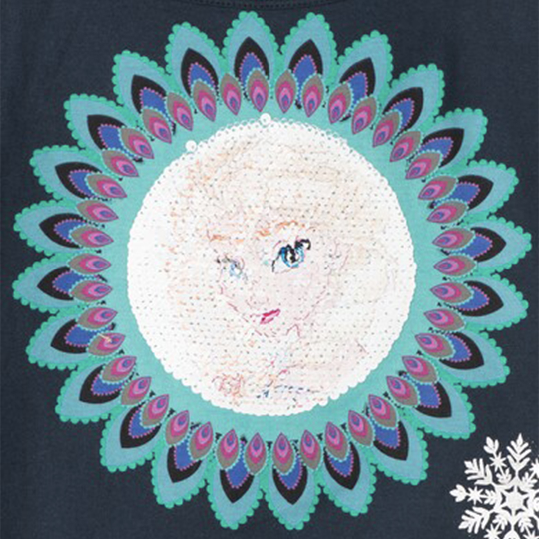 MAGLIA NERA FROZEN dettaglio