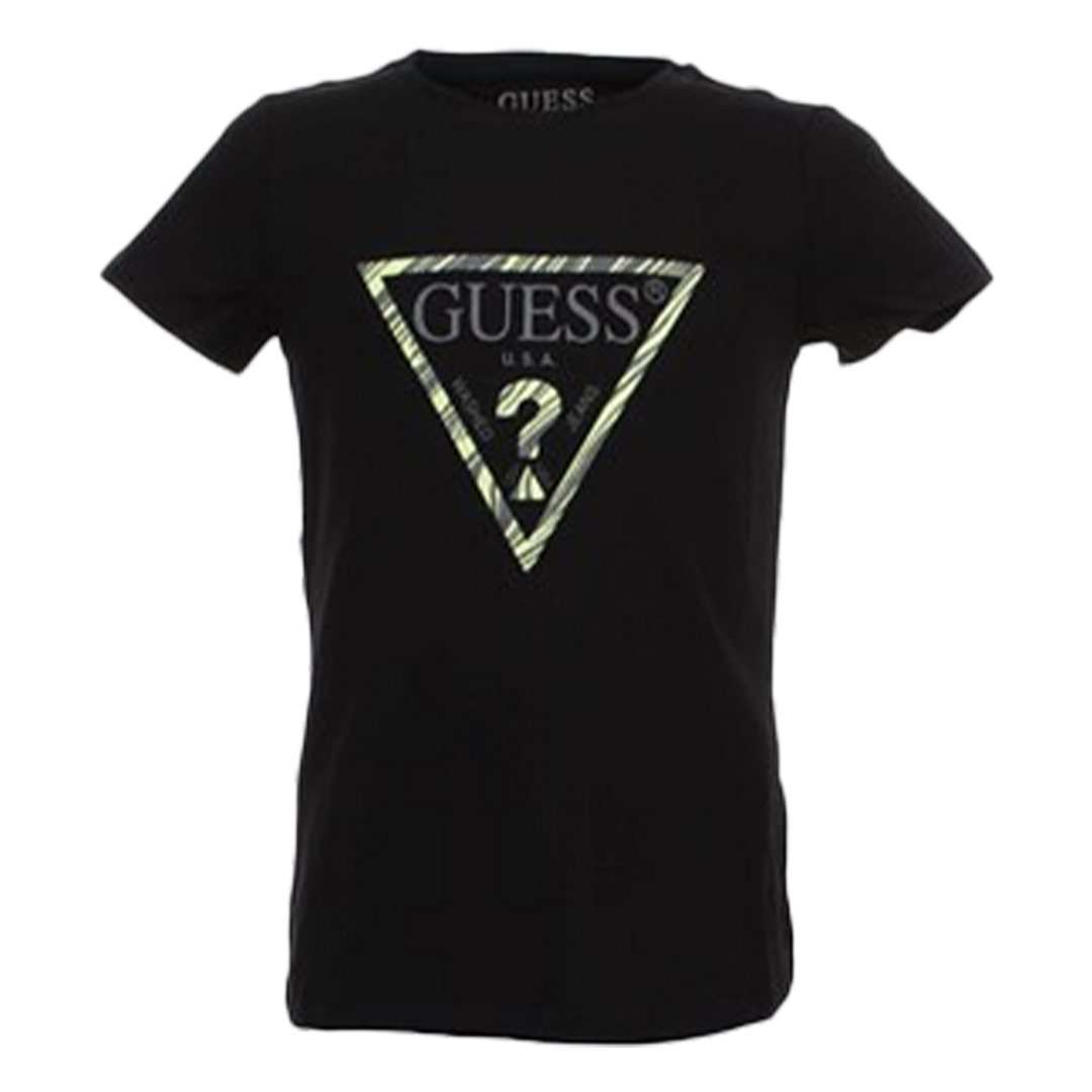 MAGLIA NERA GUESS fronte