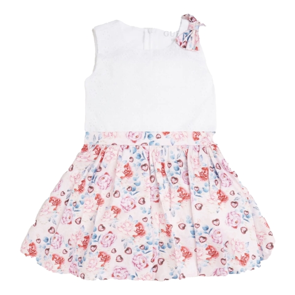 VESTINA BIANCA E FLOREALE fronte