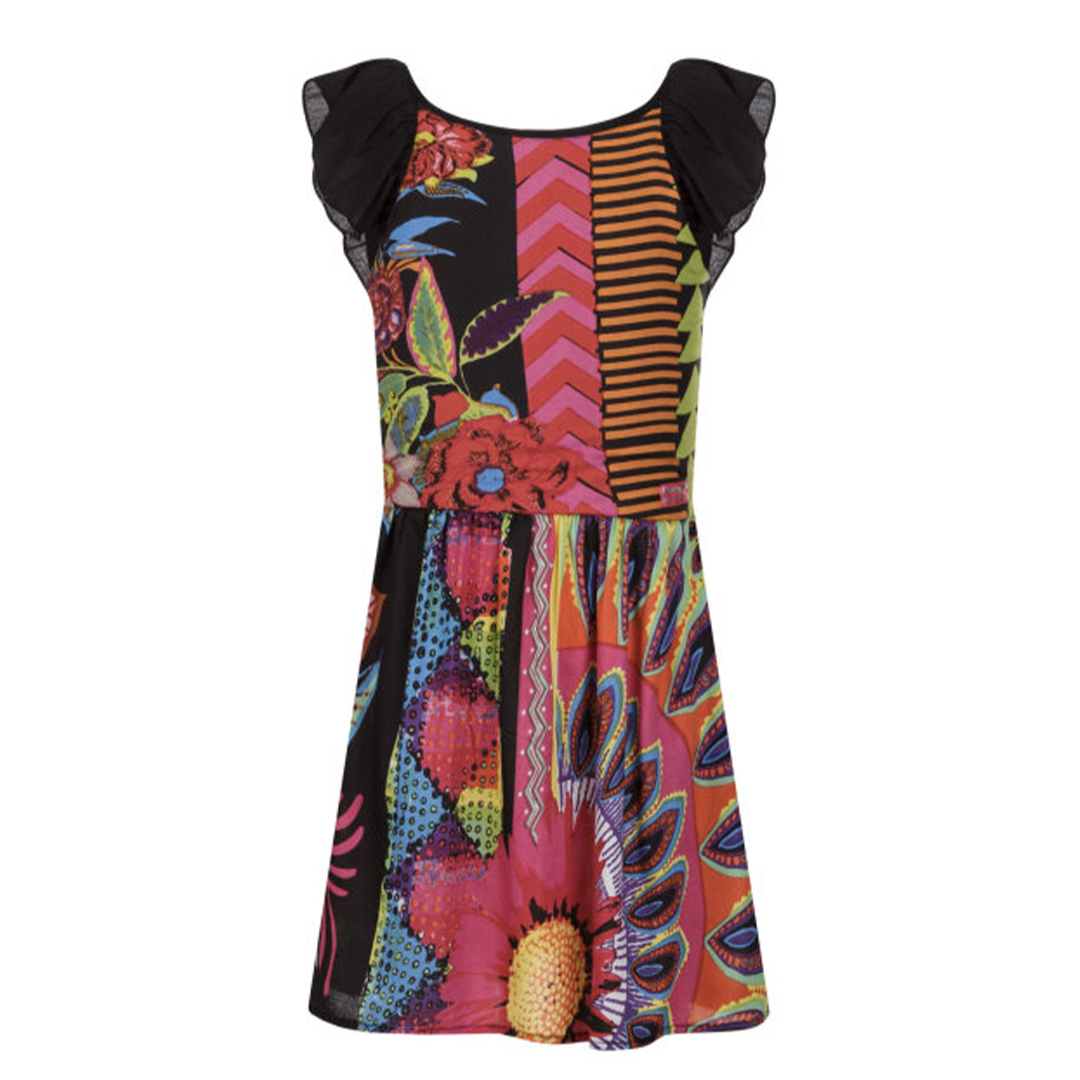 VESTINA NERA E COLORATA retro