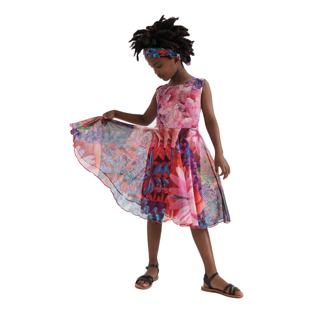 VESTITO FUCSIA indossato