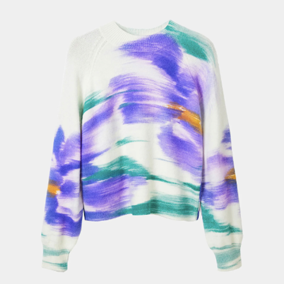 donna_desigual_maglione ècru_regular_fit_multicolore.