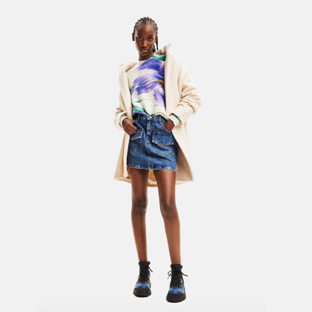 donna_desigual_maglione ècru_regular_fit_multicolore_