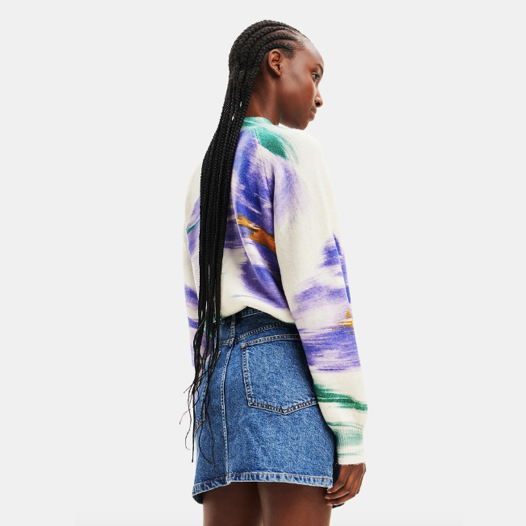 donna_desigual_maglione ècru_regular_fit_multicolore__