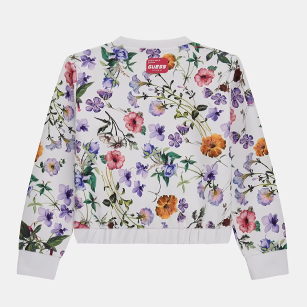 guess_bambina_felpa_bianca_floreale__