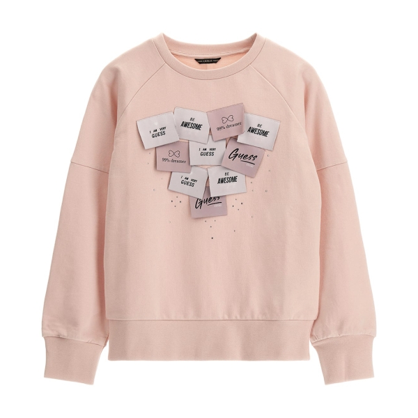 guess_bambina_felpa_rosa