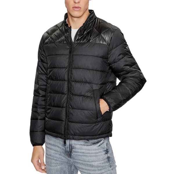 uomo_guess_piumino_light_puffa_nero